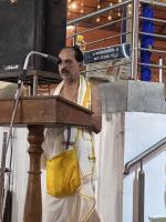 Ashirvachana on Day 6 of Annual Shashthi Festival at Shrimath Anantheshwar Temple Vittla (18 Dec 2023)